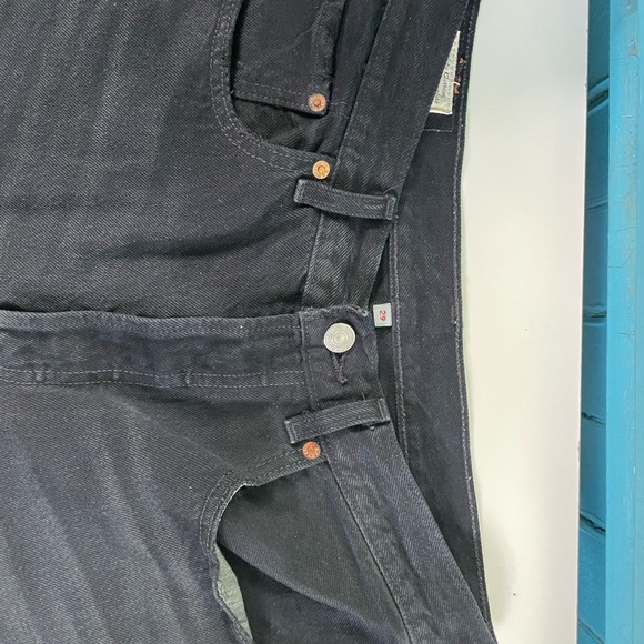 Black Wide Leg Levi’s - Picture 4 of 4